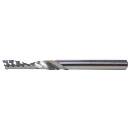 MASTERCUT TOOL 3/16x3/8x3/16x2 1FL O-Flute Upcut Spiral (Soft Plastics) Crescent End WRouter 801-016